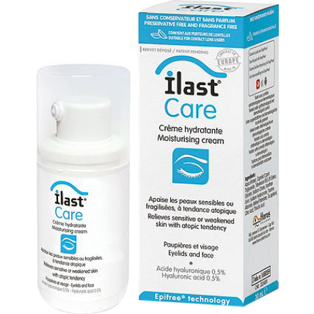 Ilast Care Hydraterende Crème Oogleden En Gezicht Airless Pompfles 30ml