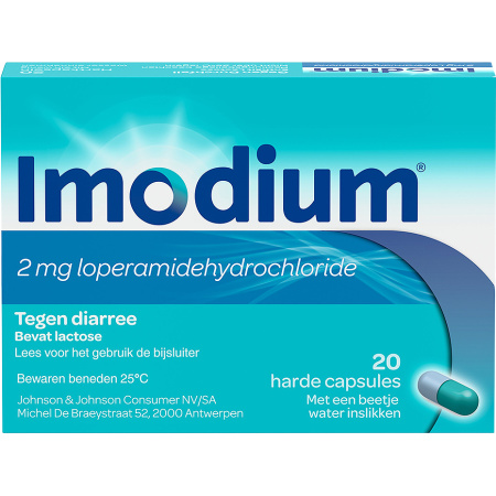 Imodium 2mg Behandeling Diarree 20 Capsules