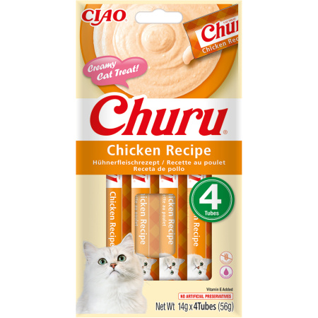 Inaba Cat Churu Kip 4 Stuks