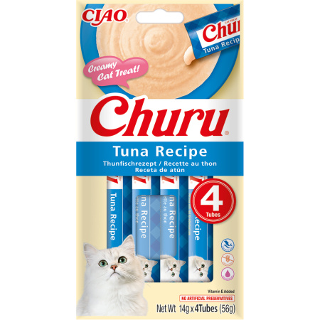Inaba Cat Churu Tonijn 4 Stuks