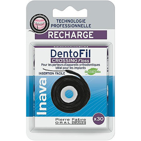 Inava Dentofil Navulling Crossing Floss Tanddraad 1 Stuk