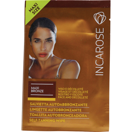 Incarose Zelfbruinende Afveegdoekje Gezicht En Décolleté 10ml
