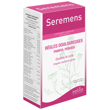 Inebios Seremens Pijnlijke Menstruatie 40 Tabletten