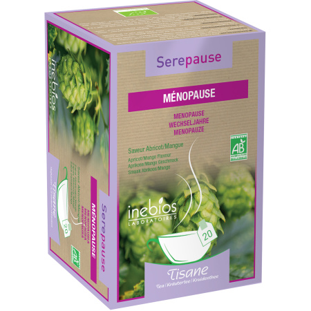 Inebios Serepause Abrikoos-Mango Smaak Kruidenthee 20 Zakjes