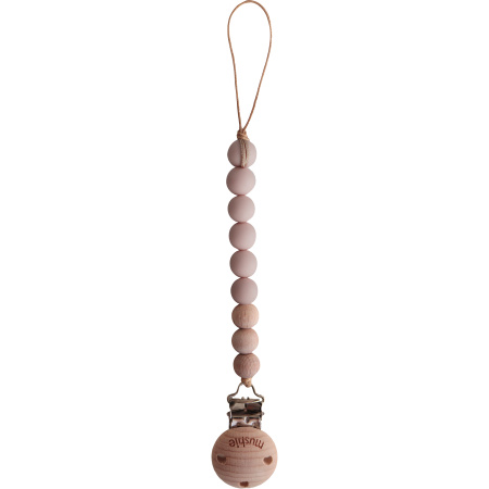 Mushie Fopspeenketting Blush 1 Stuk