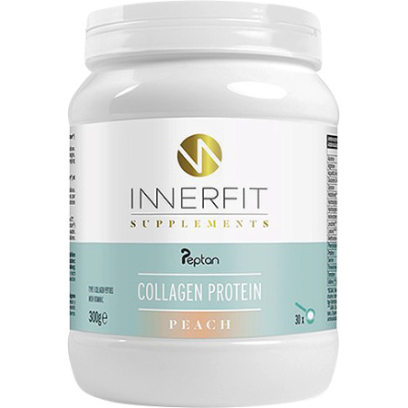 Innerfit Collagen Protein Proteïnepoeder Voedingssupplement Perzik 300g