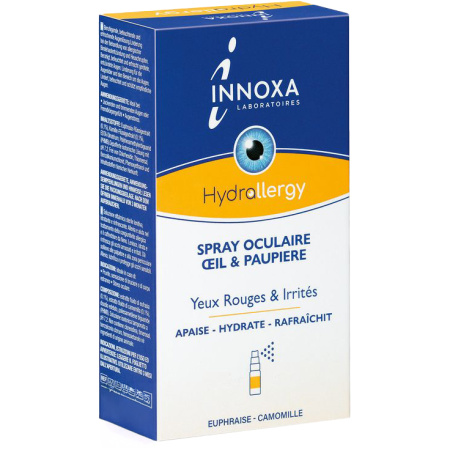 Innoxa Hydrallergy Oogspray Met Drievoudige Werking Rode En Geïrriteerde Ogen Fles 10ml