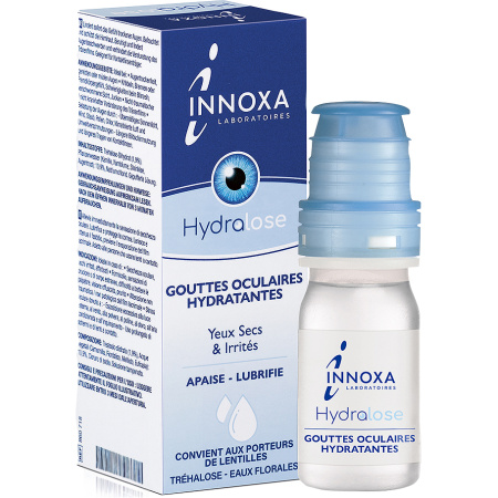 Innoxa Vochtinbrengende Oogdrupppels Droge En Geïrriteerde Ogen Kleurloze Formule Fles 10ml