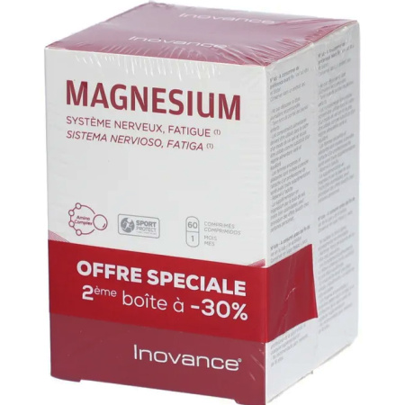 Inovance Magnesium Anti-Stress Anti-Vermoeidheid 2x60 Tabletten Promo 2de Aan -30%