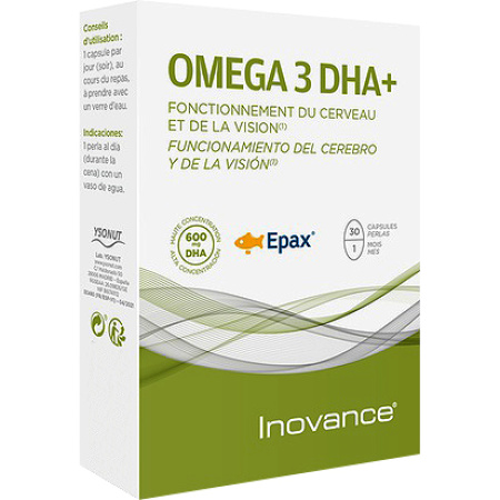 Inovance Omega 3 DHA+ Werking Van De Hersenen En Visie 30 Capsules