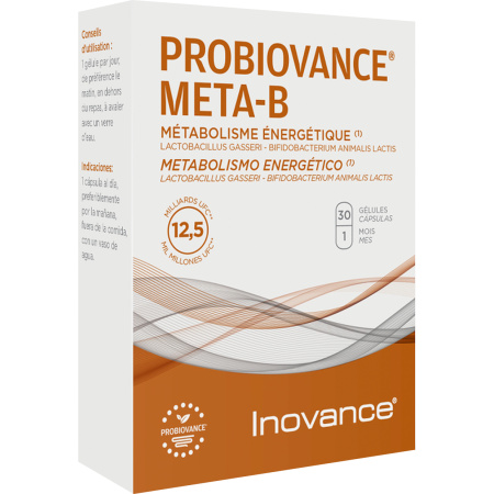Inovance Probiovance Meta-B Energiestofwisseling Voedingssupplement 30 Capsules