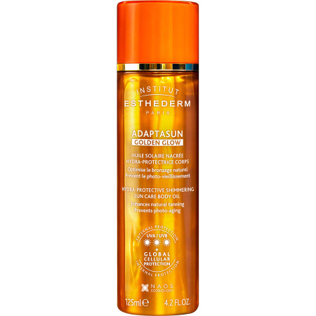 Institut Esthederm Adaptasun Golden Glow Parelmoer Zonneolie 3 Zonnen 125ml