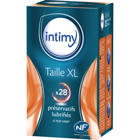 Intimy Extra Grote Glijmiddelcondooms Maat XL 28 Condooms