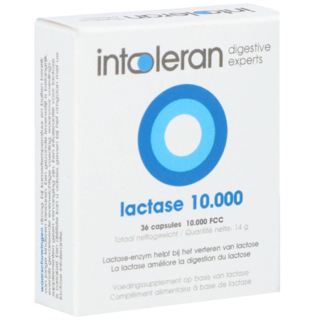 Intoleran Lactase 10000 FCC 36 Capsules
