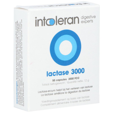 Intoleran Lactase 3000 FCC 50 Capsules