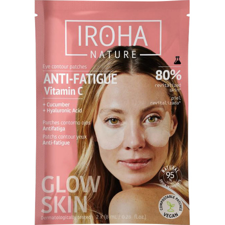 Iroha Anti-Vermoeidheid Ooglapje Vitamine C 2 Stuks