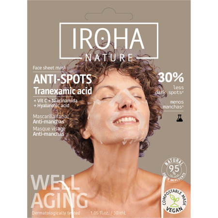 Iroha Gezichtsmasker Tegen Vlekken 1 Stuk