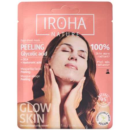 Iroha Gezichtsmasker Verhelderend Peeling 1 Stuk