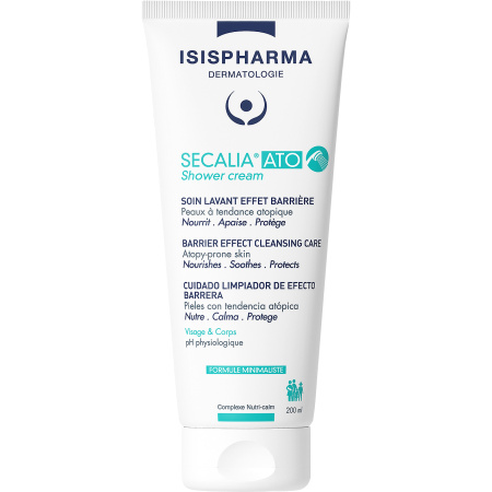 Isispharma Secalia ATO Wasverzorging Barrière-Effect Atopische Huid Tube 200ml