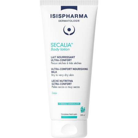 Isispharma Secalia Body Lotion Voedende Melk Ultra-Comfort Droge Tot Zeer Droge Huid Tube 200ml