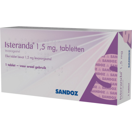 Isteranda Sandoz Noodanticonceptie 1,5mg 1 Tablet