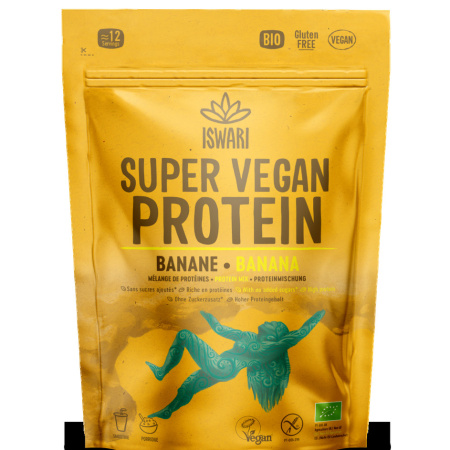 Iswari Super Vegan Proteïne Banaan 250g