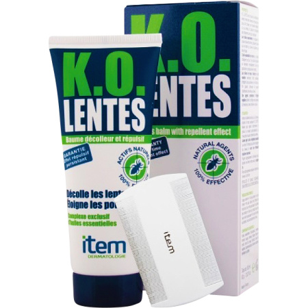 Item K.O. Neten Anti-Netenbalsem Met Afstotende Werking 100ml + Kam