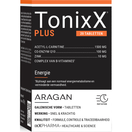 ixX Pharma Tonixx Plus Voedingssupplement 20 Tabletten