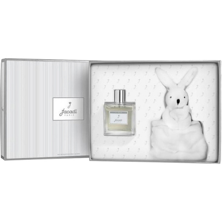 Jacadi Koffertje Le Bébé Eau De Toilette 100ml + Konijntje Knuffelbeertje 1 Stuk