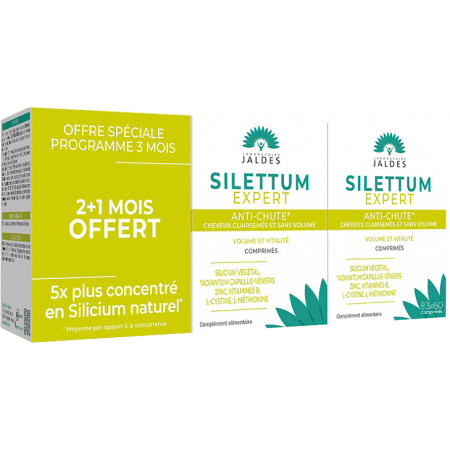 Jaldes Laboratoire Silettum Expert Tegen Haaruitval 3x60 Tabletten