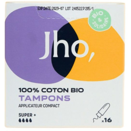 Jho Tampons Met Compacte Applicator Super+ 16 Stuks