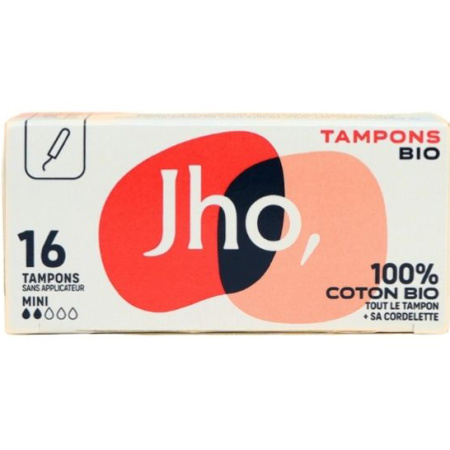 Jho Tampons Zonder Applicator Mini 16 Stuks