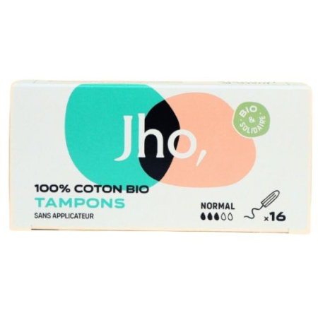 Jho Tampons Zonder Applicator Normaal 16 Stuks