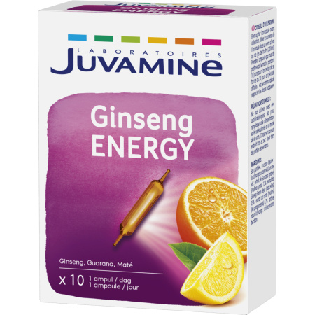 Juvamine Ginseng Energy 10 Ampullen