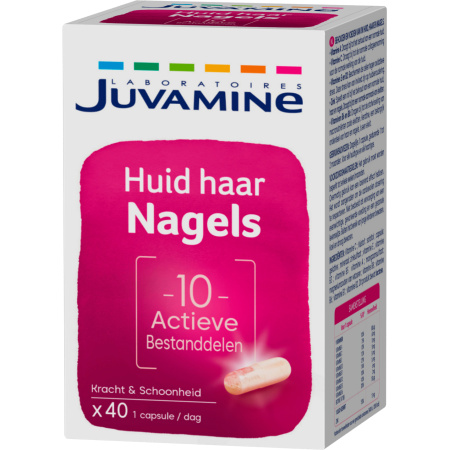 Juvamine Huid Haar Nagels 40 Capsules