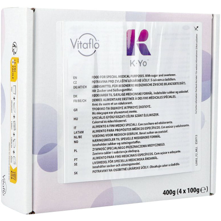 Vitaflo K.Yo Speciale Medische Voeding Vanillepudding 4x100g