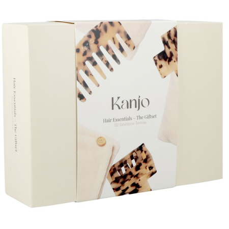 Kanjo Hair Essentials Giftset 02 Sandstone Tortoise 3 Producten