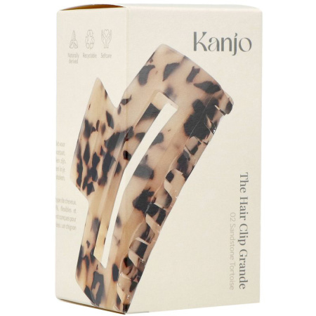 Kanjo The Hair Clip Groot Sandstone Tortoise