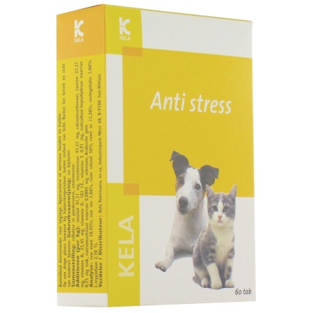 Kela Anti-Stress Voedingssupplement Honden En Katten 60 Tabletten