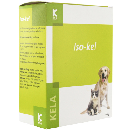 Kela Iso-Kel Voedingssupplement Voor Honden En Katten Granulaat 100g