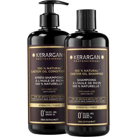 Kerargan Ricinus Duo Anti-Haaruitval Shampoo & Conditioner 2x500ml