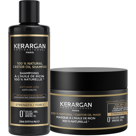 Kerargan Ricinus Duo Versterkende Anti-Haaruitval Shampoo & Masker 2x250ml