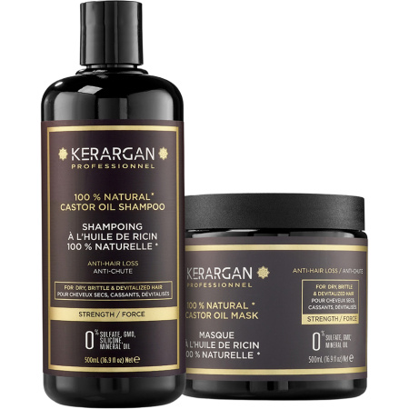 Kerargan Ricinus Duo Versterkende Anti-Haaruitval Shampoo & Masker 2x500ml
