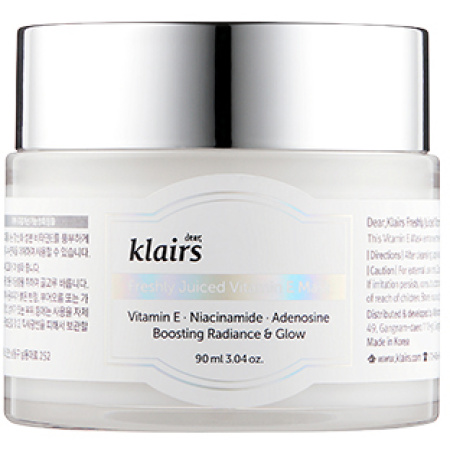 Klairs Freshly Juiced Versgesapt Vitamine E Masker Pot 90ml
