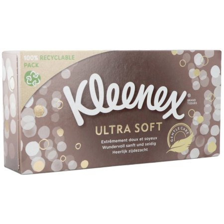 Kleenex Ultra Soft Wit 64 Zakdoekjes