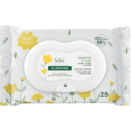 Klorane Baby Waterdoekjes Gezicht Lichaam En Billetjes