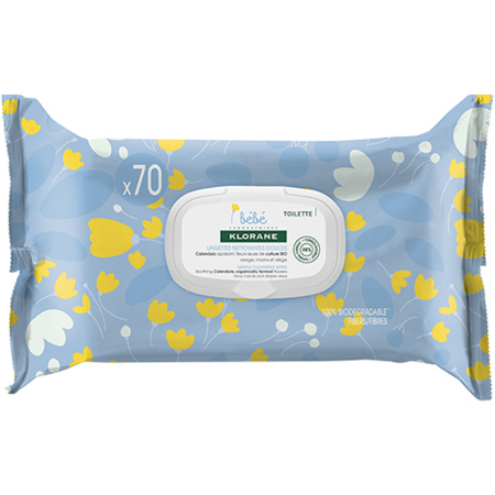 Klorane Baby Calendula Bio Zachte Reinigingsdoekjes Reinigend Hydraterend & Verzachtend
