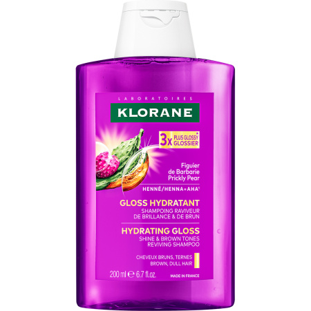 Klorane Cactusvijg Hydraterende Gloss Shampoo Voor Glans & Bruin Haar 200ml