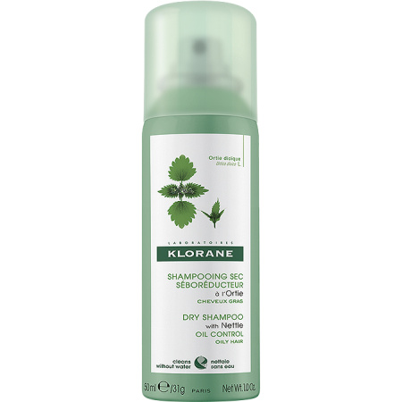 Klorane Brandnetel Droogshampoo Sebo-Regulerend Vet Haar 50ml