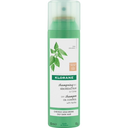 Klorane Brandnetel Droogshampoo Getint Vet Bruin Haar 50ml